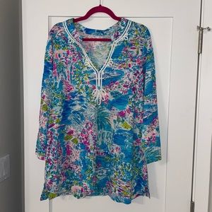 NWOT Lilly Pulitzer Kaia Knit Tunic in Postcards from Positano
